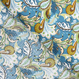 Popelín Algodón Cachemire Verde Oliva - Ribes y Casals