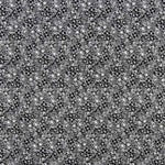 Popelín Algodón Flores Negro - Ribes y Casals