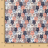 Retal Algodón Antibacteriano Gatos 45x140 cm - Ribes y Casals