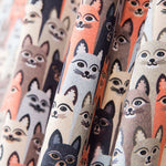 Retal Algodón Antibacteriano Gatos 45x140 cm - Ribes y Casals