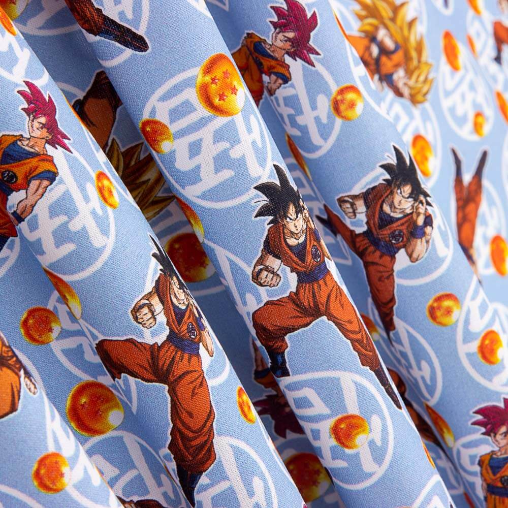 Algodón Dragon Ball Azul - Ribes y Casals