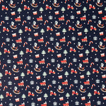 Algodón Balancín Navidad Marino - Ribes y Casals