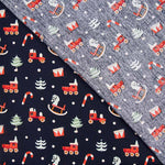 Algodón Balancín Navidad Marino - Ribes y Casals