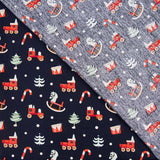 Algodón Balancín Navidad Marino - Ribes y Casals