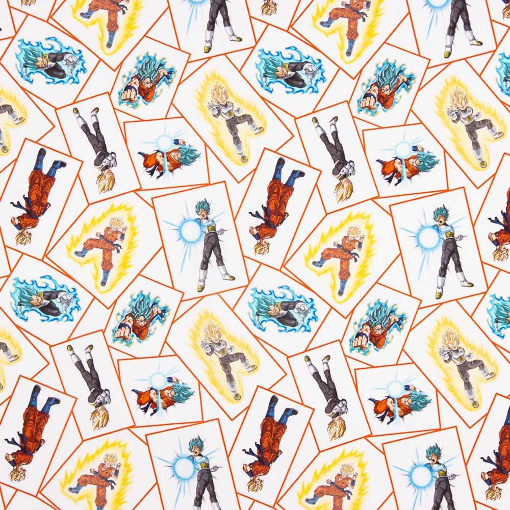 Algodón Dragon Ball Blanco - Ribes y Casals