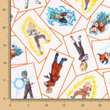 Algodón Dragon Ball Blanco - Ribes y Casals