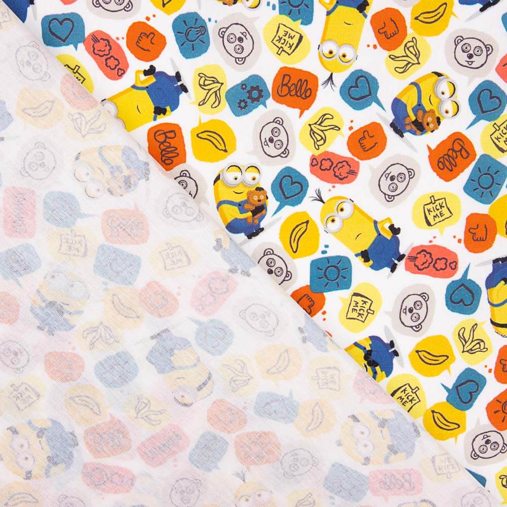 Algodón Minions Banana - Ribes y Casals