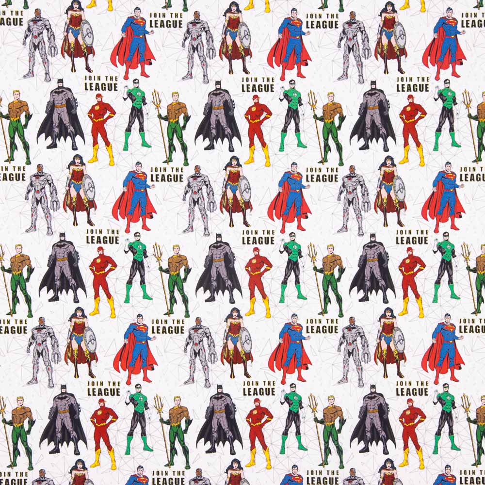 Algodón Justice League - Ribes y Casals