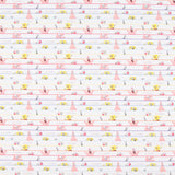 Algodón Bob Esponja Rayas Rosa - Ribes y Casals