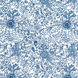 Algodón Bosque Mágico Marino - Ribes y Casals