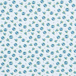 Algodón Bouquet Azul Claro - Ribes y Casals