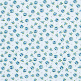 Algodón Bouquet Azul Claro - Ribes y Casals
