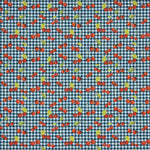 Patchwork Algodón Cereza Vichy Oscuro - Ribes y Casals