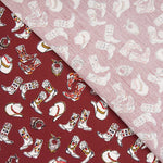 Algodón Cowboy Granate - Ribes y Casals