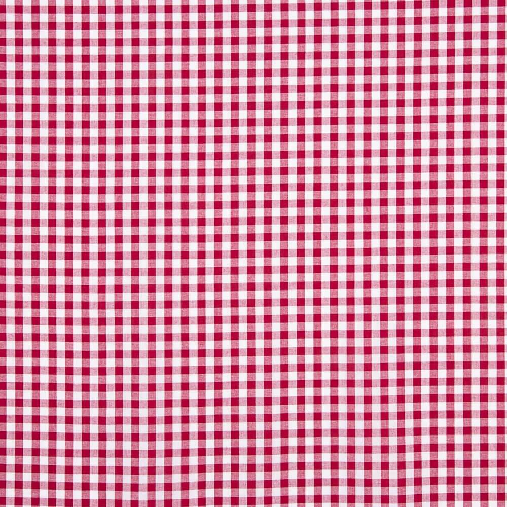 Algodón Cuadro Vichy Rojo - Ribes y Casals