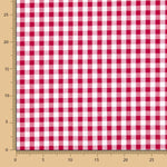 Algodón Cuadro Vichy Rojo - Ribes y Casals