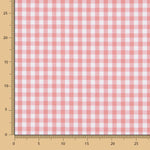 Algodón Cuadro Vichy Rosa - Ribes y Casals