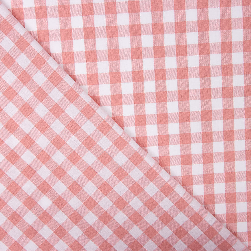Algodón Cuadro Vichy Rosa - Ribes y Casals