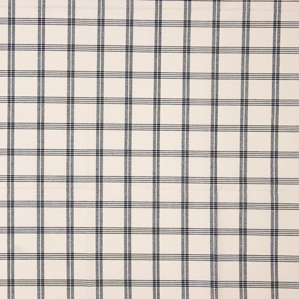 Algodón Rústico Cuadro Ventana Azul - Ribes y Casals