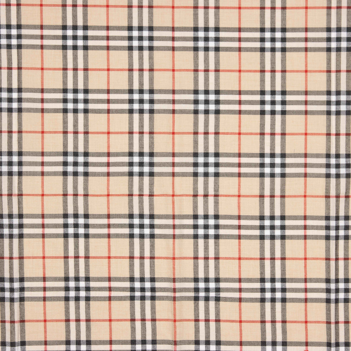 Voile Algodón Cuadro Maxi Beige - Ribes y Casals