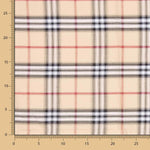 Algodón Cuadro Maxi Beige - Ribes y Casals