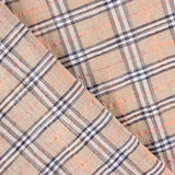 Algodón Seersucker Cuadro Maxi Beige - Ribes y Casals