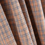 Algodón Seersucker Cuadro Mini Beige - Ribes y Casals