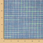 Algodón Seersucker Cuadro Mini Azul - Ribes y Casals