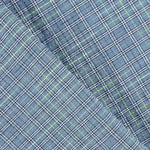 Algodón Seersucker Cuadro Mini Azul - Ribes y Casals