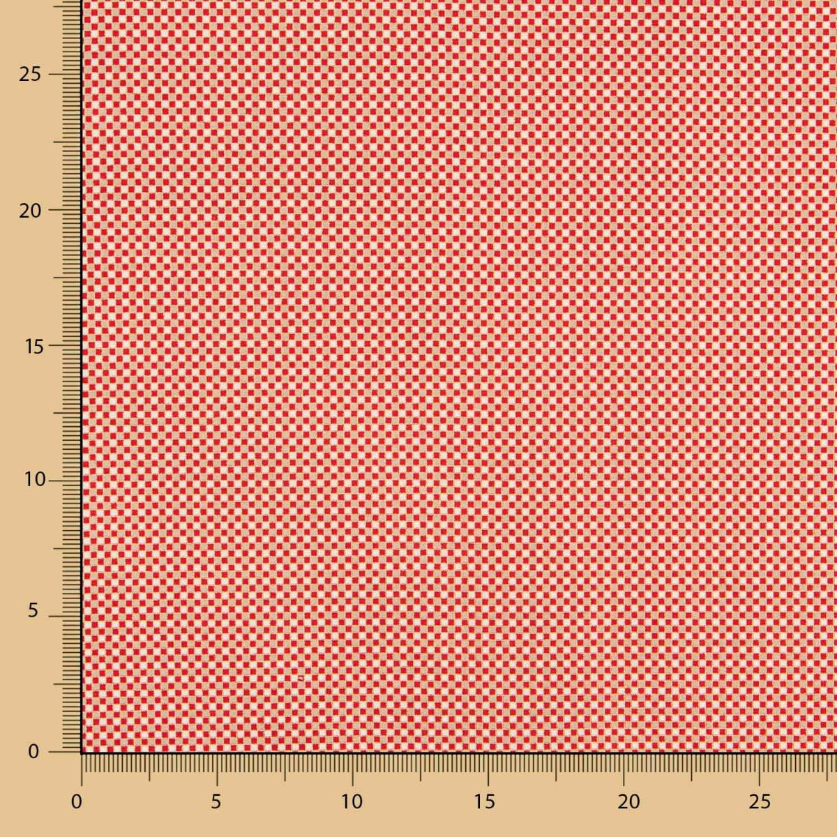 Algodón Cuadros Dorados Navidad - Ribes y Casals