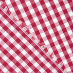 Popelín Algodón Cuadros Maxi Burdeos - Ribes y Casals