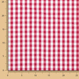 Popelín Algodón Cuadros Maxi Burdeos - Ribes y Casals