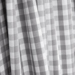 Popelín Algodón Cuadros Maxi Gris - Ribes y Casals