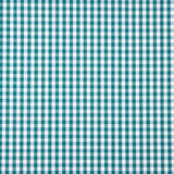 Popelín Algodón Cuadros Maxi Verde Canard - Ribes y Casals