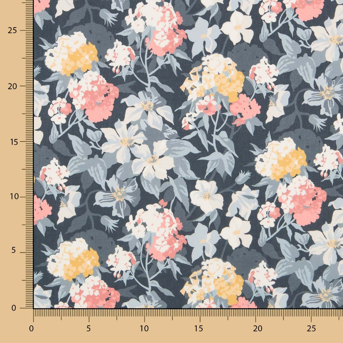 Liberty Fabrics Tana Lawn® Essex Bouquet Amarillo - Ribes y Casals