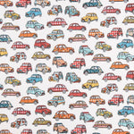 Retal Algodón Estampado Coches Vintage 150x160cm - Ribes y Casals