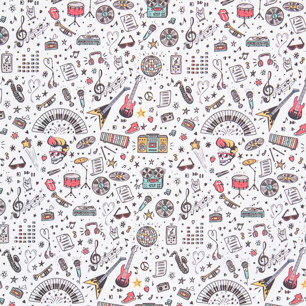 Algodón Estampado Shinny Disco Balls - Ribes y Casals