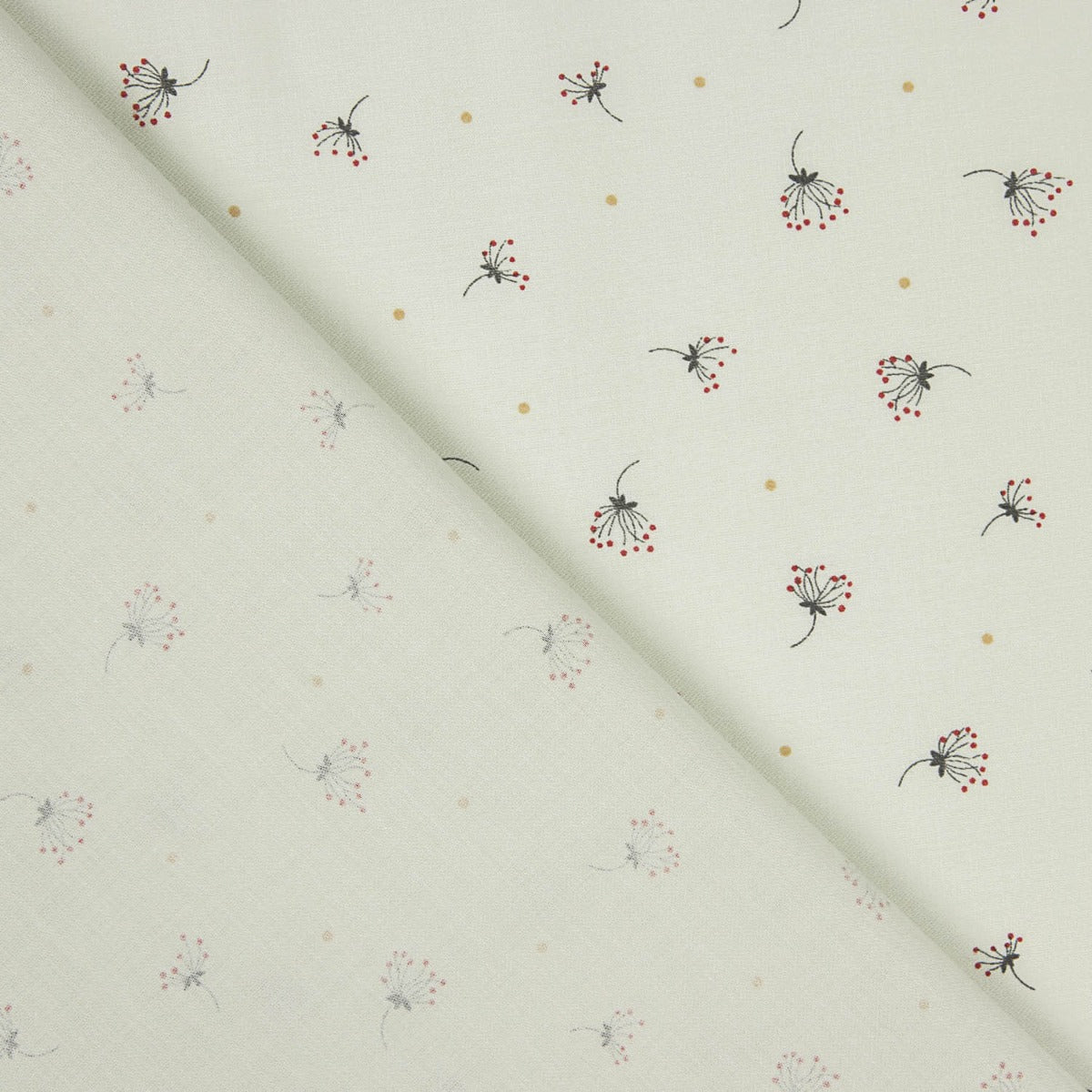 Voile Algodón Estampado Verde Suave - Ribes y Casals