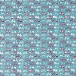 Algodón Estampado Vespa Listado Verde - Ribes y Casals