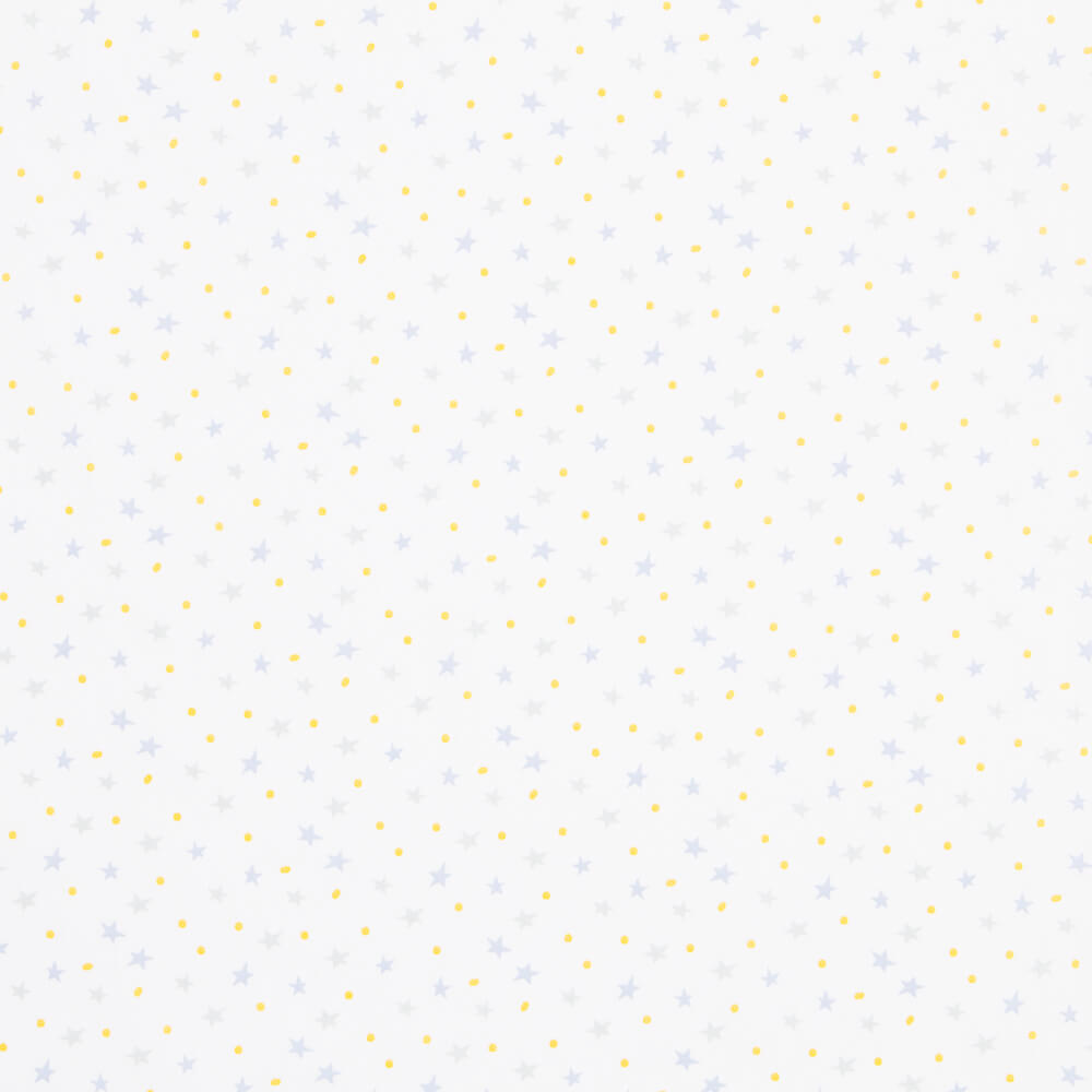 Algodón Estrellas Infantil Azul - Ribes y Casals