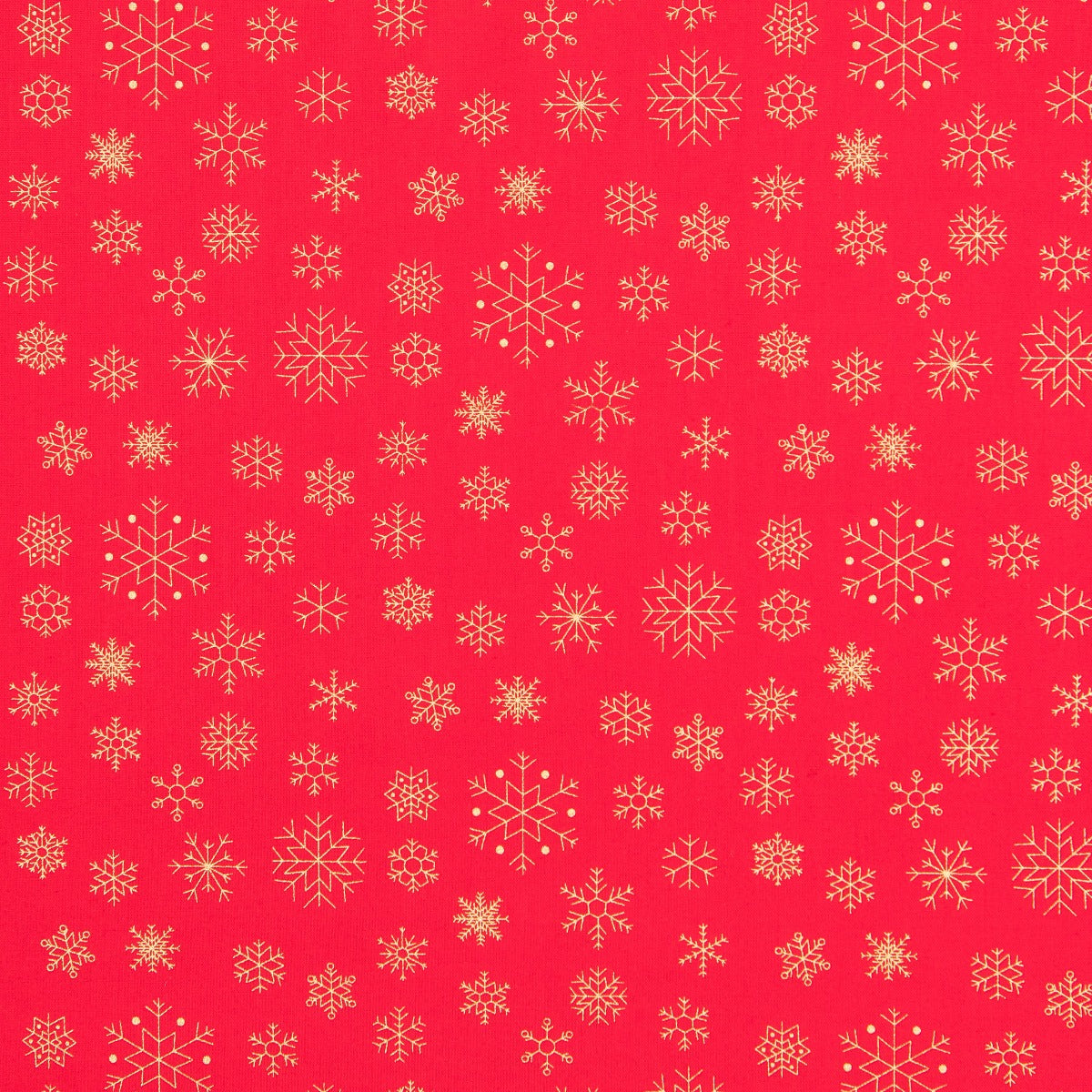 Algodón Estrellas Lacadas Rojo - Ribes y Casals