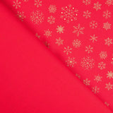 Algodón Estrellas Lacadas Rojo - Ribes y Casals