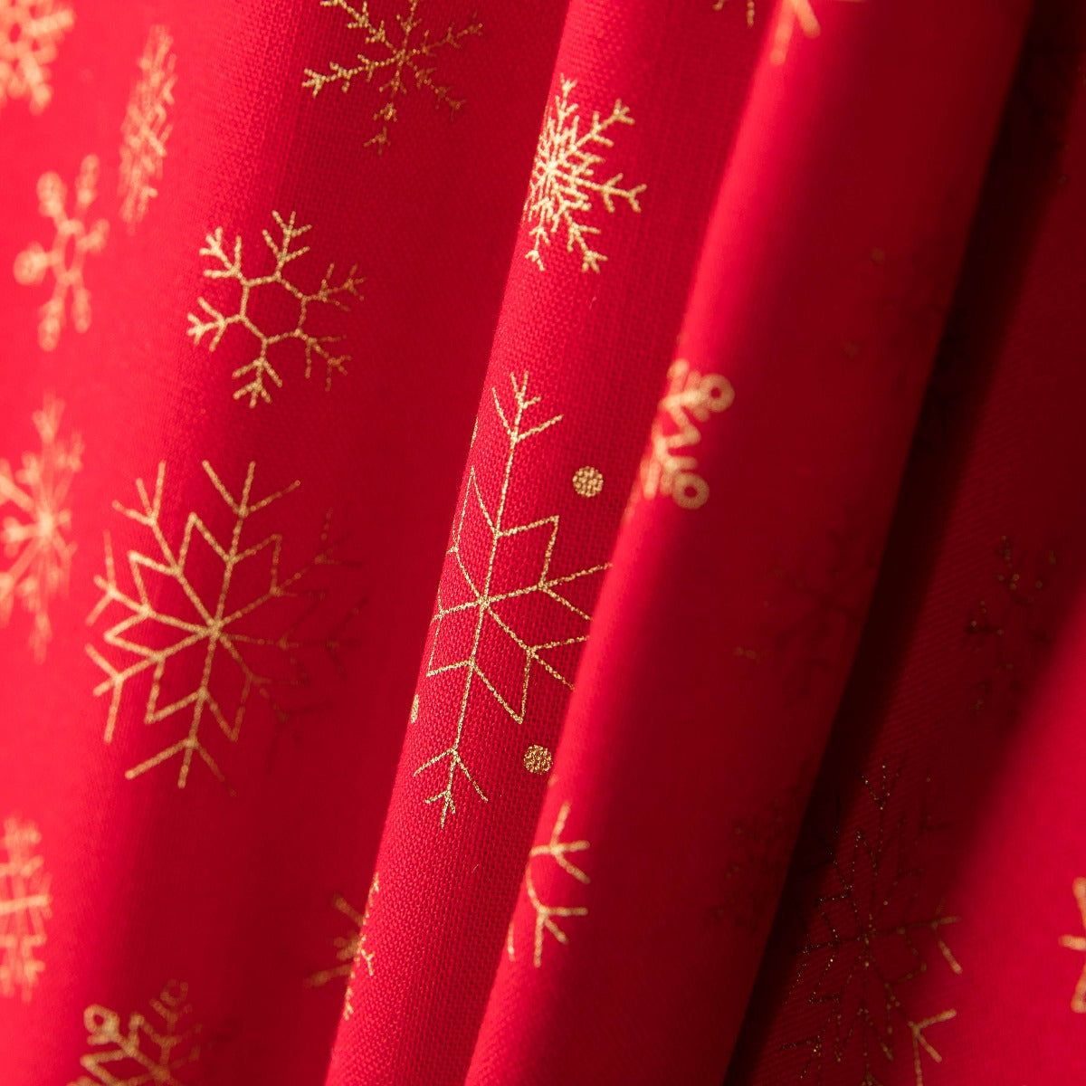 Algodón Estrellas Lacadas Rojo - Ribes y Casals