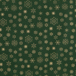 Algodón Estrellas Verde Multi Oro - Ribes y Casals