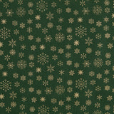 Algodón Estrellas Verde Multi Oro - Ribes y Casals