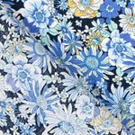 Popelín Algodón Flor Silvestre Azul Denim - Ribes y Casals