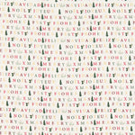 Retal Algodón Feliz Navidad Crudo 35x140cm - Ribes y Casals