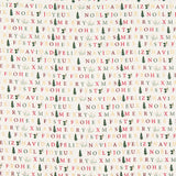 Retal Algodón Feliz Navidad Crudo 35x140cm - Ribes y Casals