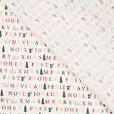 Retal Algodón Feliz Navidad Crudo 35x140cm - Ribes y Casals