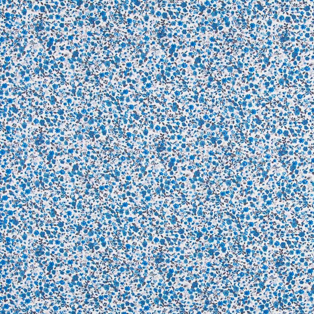 Algodón Flor Azules - Ribes y Casals